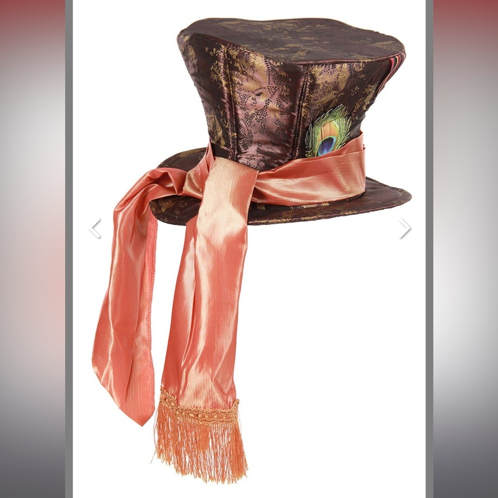 Disney Mad Hatter Hat New In Bag